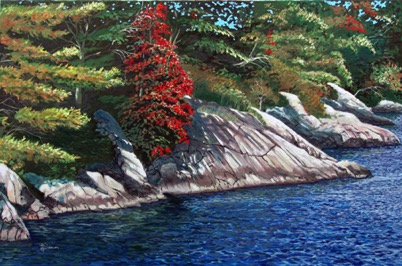 "The End of Summer"
24 X 36  Framed Oil on canvas
$1500.00
Larry Deacon 